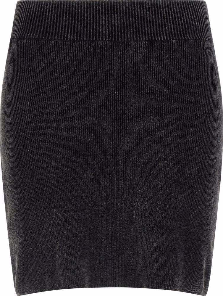 Alexander Wang Black Cotton Long Skirt