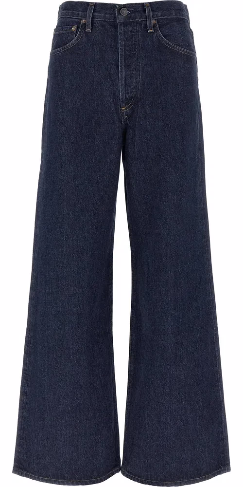 Agolde Blue Cotton Jeans Denim