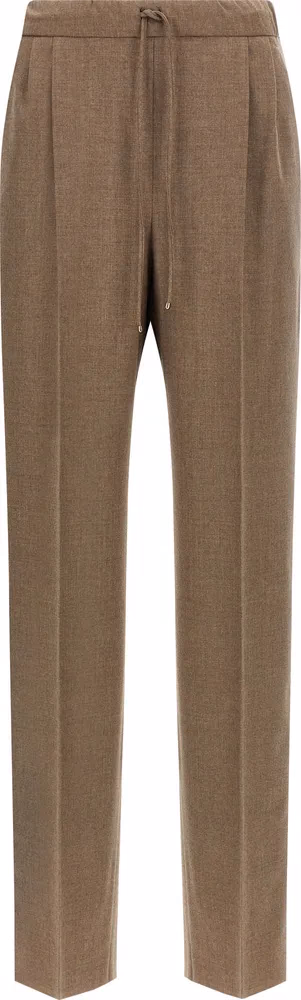 Max Mara Gray Cashmere Casual Pants