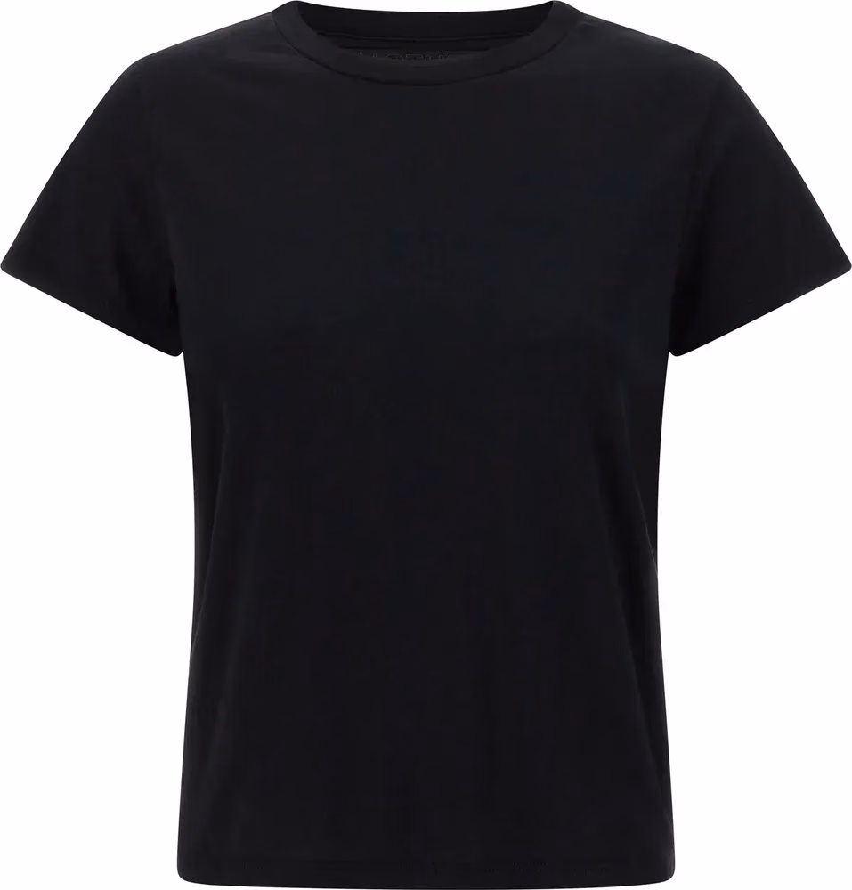 Mother Denim Black Cotton T-Shirt