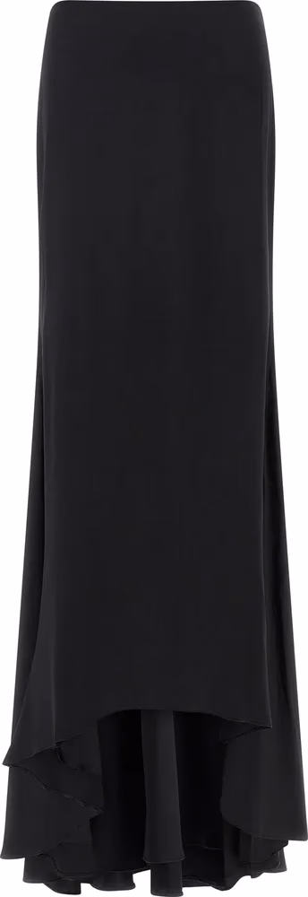 Armarium Black Silk Mini Skirt