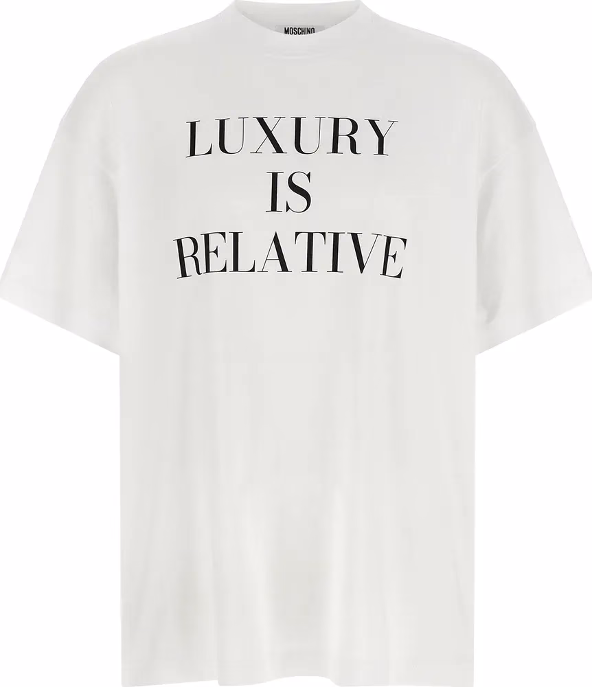 Moschino White Cotton T-Shirt