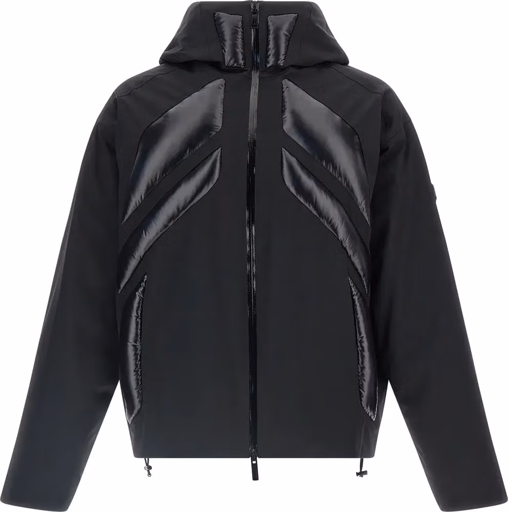 MONCLER GENIUS Black Polyamide Full-Length Jacket