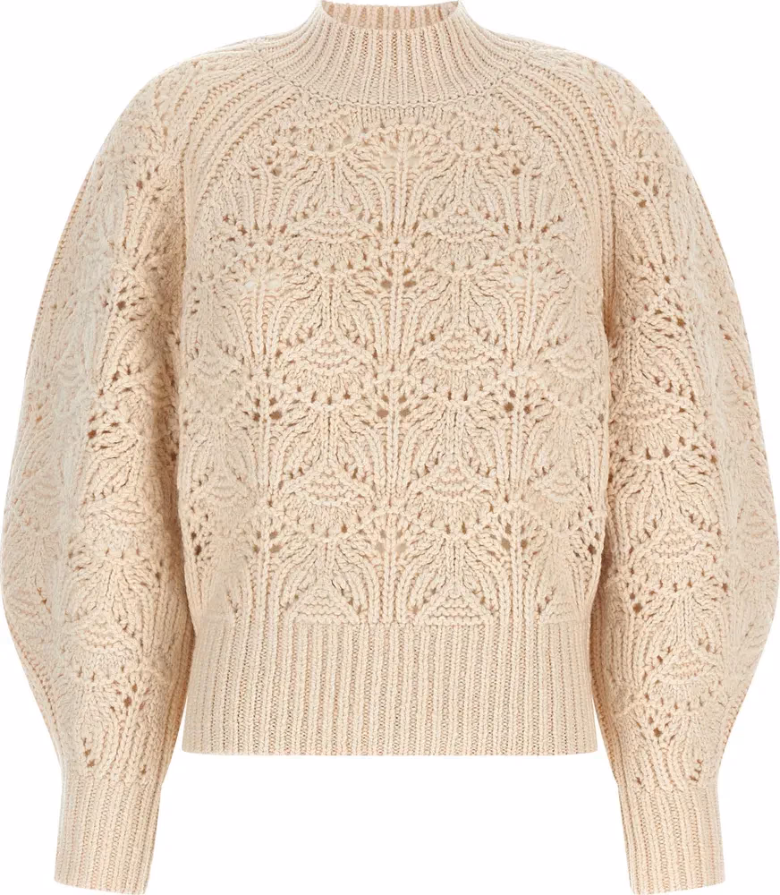 Zimmermann Beige Wool Cardigan