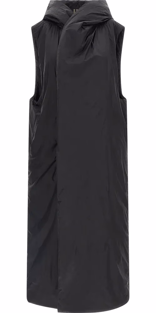 DRKSHDW Black Nylon Sleeveless Jacket