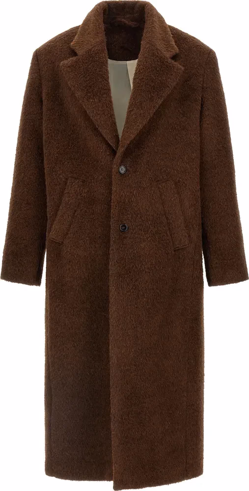SÉFR Brown Wool Coat