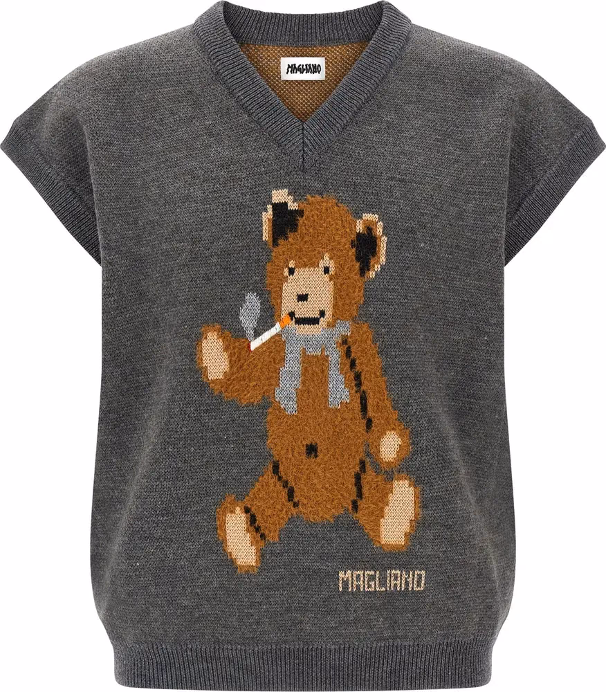 Magliano Gray Wool Sweatshirt
