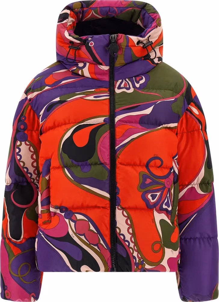 Emilio Pucci Multicolor Polyamide Full-Length Jacket