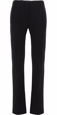 Black Viscose Casual Pants