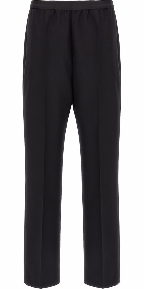 Maison Margiela Black Virgin Wool Casual Pants