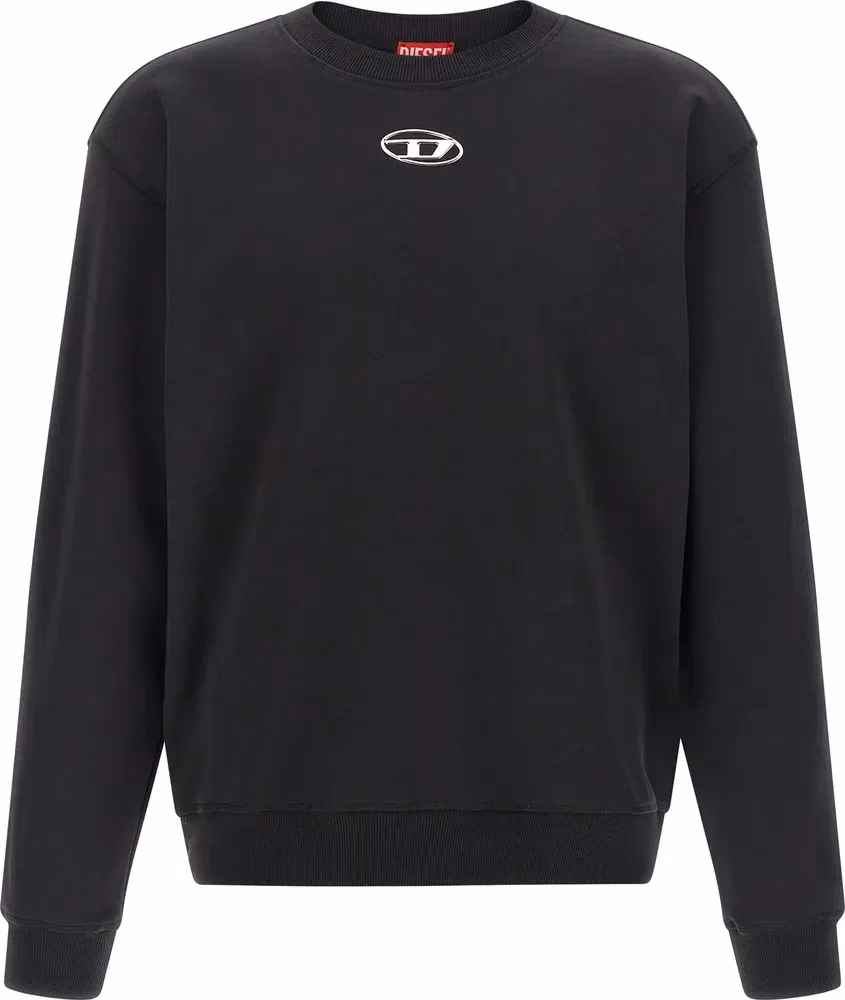 Diesel Black Cotton Sweatshirt