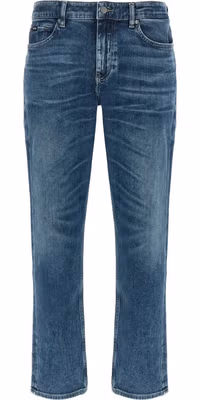 Blue Cotton Skinny Jeans