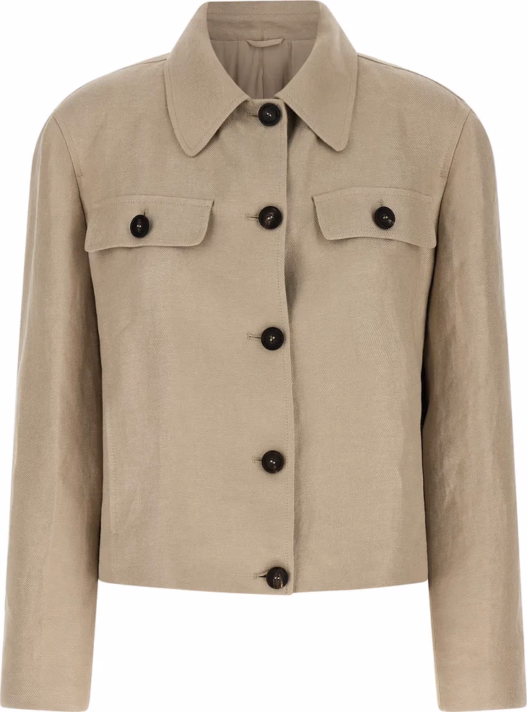 Brunello Cucinelli Beige Linen Blazer