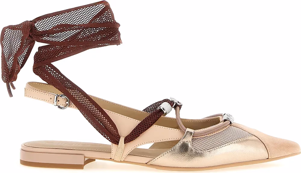PINKO Multicolor Leather Ballet Flats