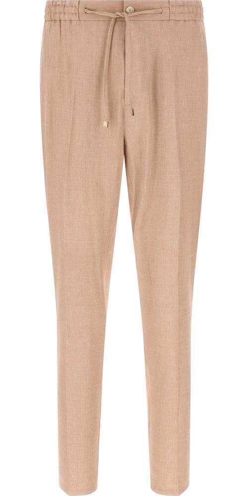 Etro Beige Linen Joggers (Workout Pants)