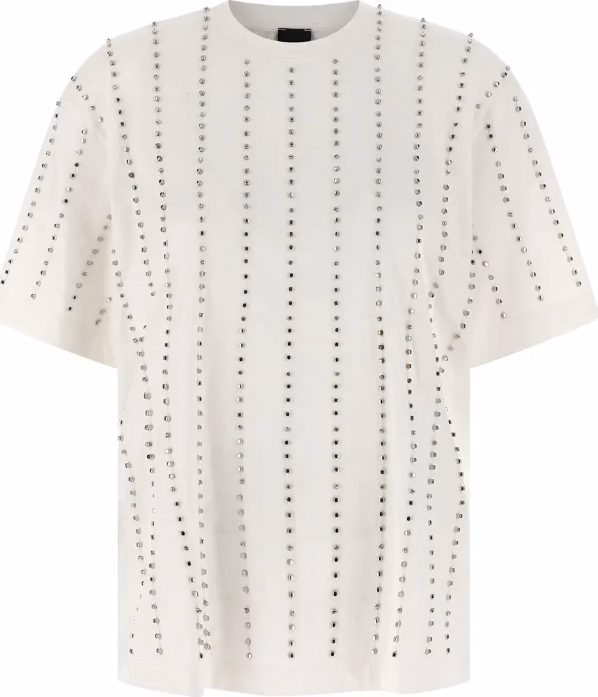 PINKO White Cotton T-Shirt
