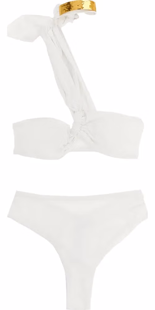 Elisabetta Franchi White Polyamide Bikini