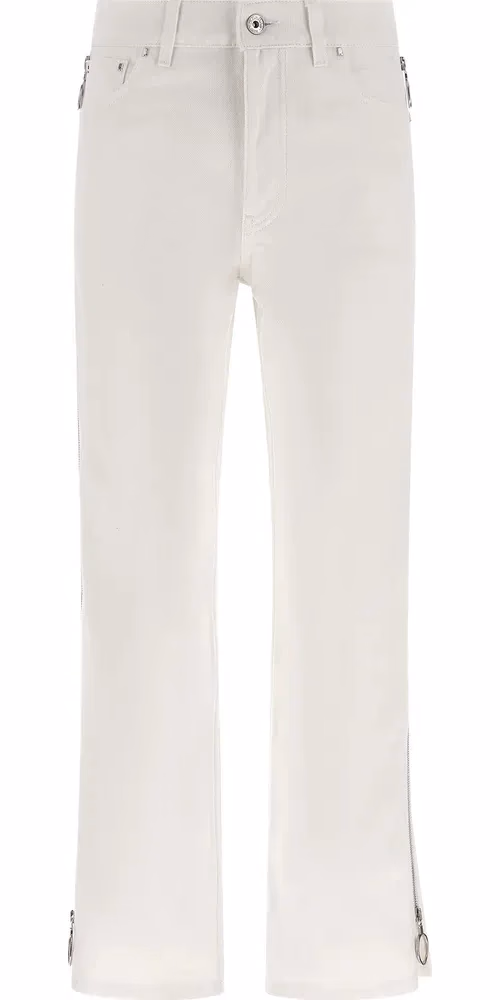 Paco Rabanne White Cotton Jeans Denim