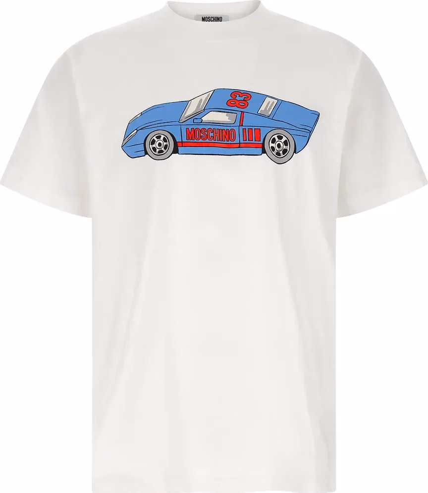 Moschino White Cotton T-Shirt