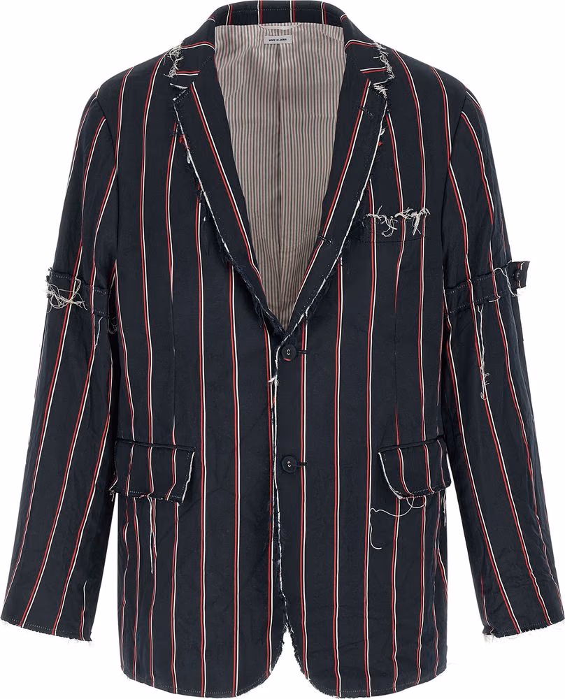 Thom Browne Blue Silk Blazer