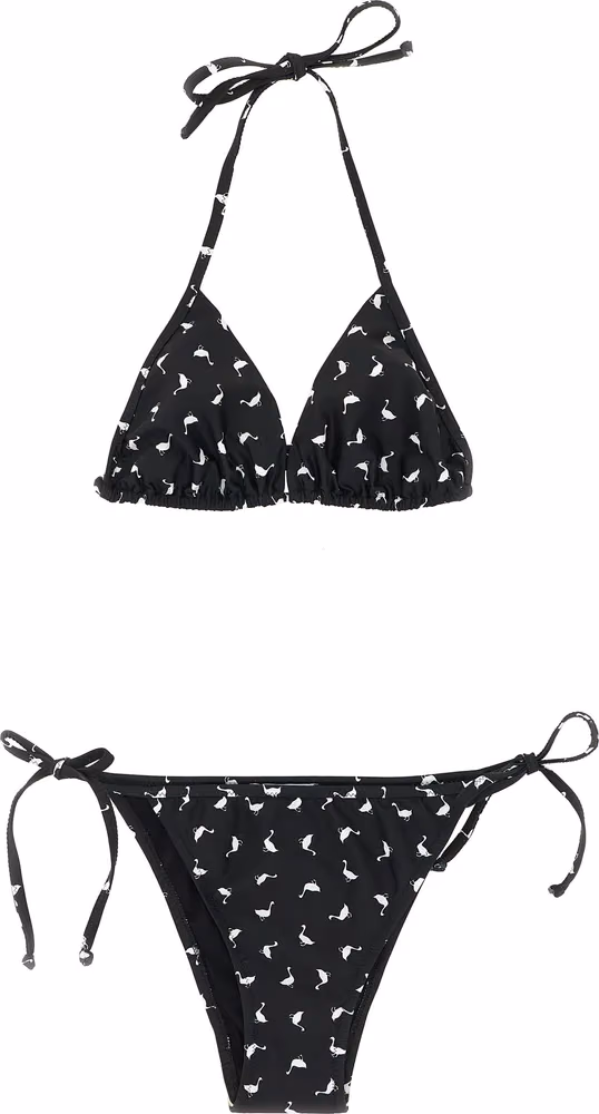 Moschino Bicolor Polyester Bikini