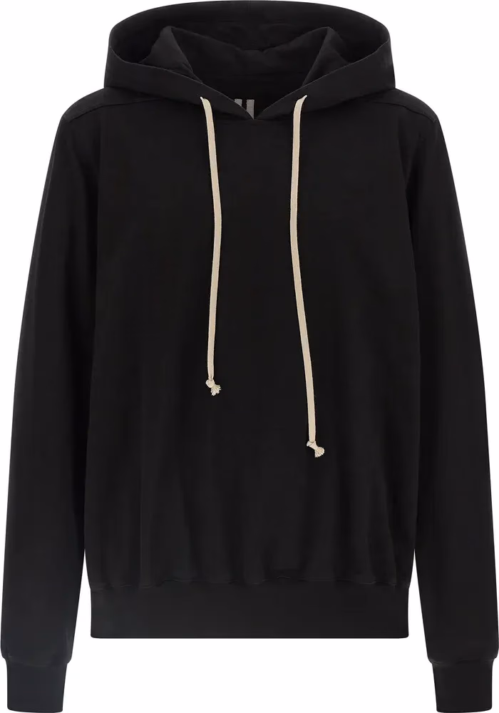 Rick Owens Black Cotton Sweatshirt