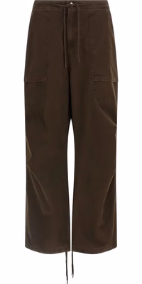 Brown Cotton Cargo Pants