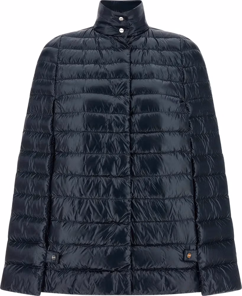Herno Blue Polyamide Coat