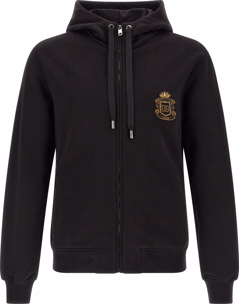 Dolce & Gabbana Black Cotton Sweatshirt