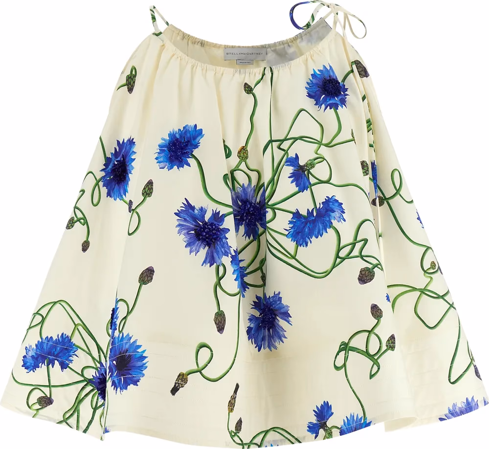 Stella McCartney Blue Cotton Blouse
