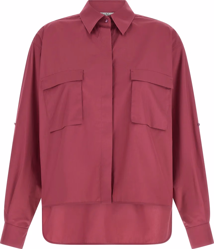 Max Mara Fuchsia Cotton Blouse