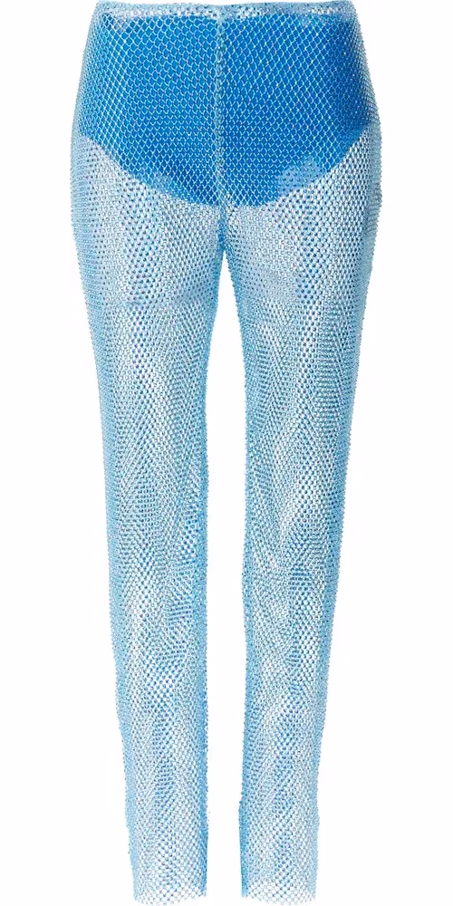 Giuseppe Di Morabito Blue Polyamide Casual Pants