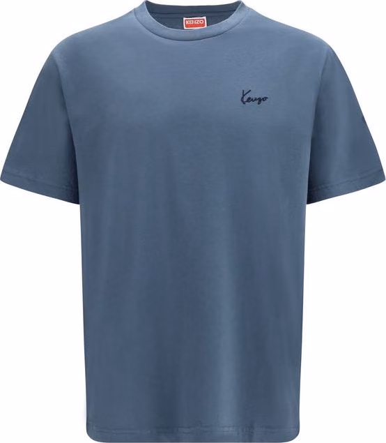 Kenzo Blue Cotton T-Shirt