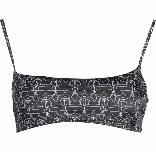 Karl Lagerfeld Black Polyester Women's Swimsuit