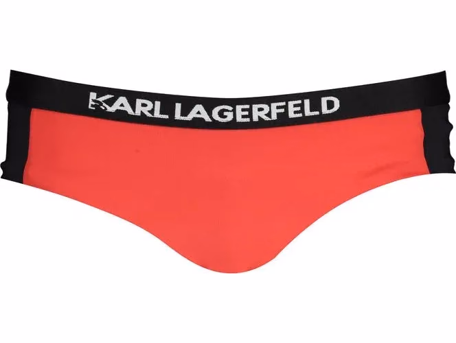 Karl Lagerfeld Rosso Poliammide Women Swim Brief