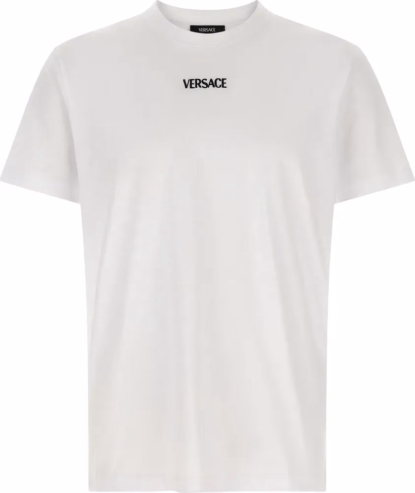 Versace White Cotton T-Shirt
