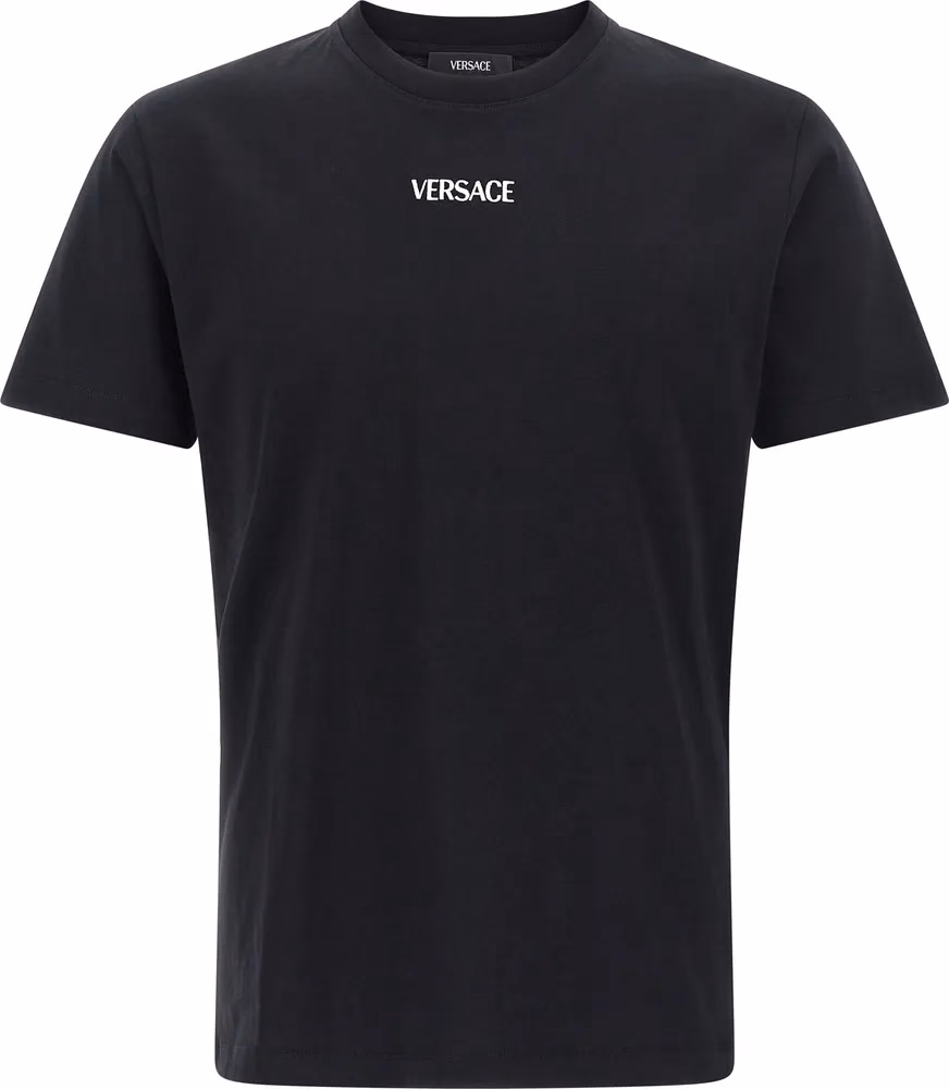 Versace Black Cotton T-Shirt