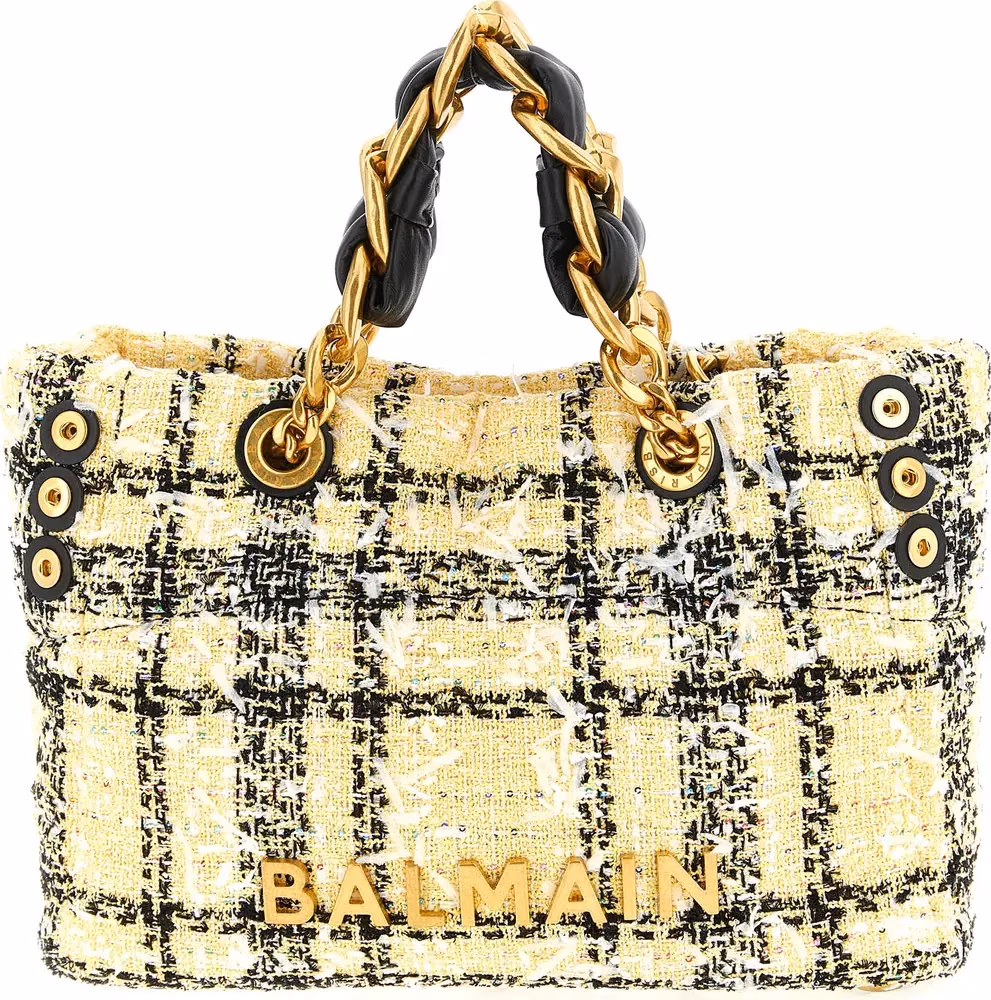 Balmain Multicolor Polyester Tote Bag
