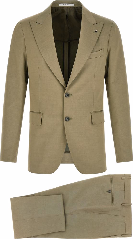 Tagliatore Bicolor Virgin Wool Two-Piece Suit