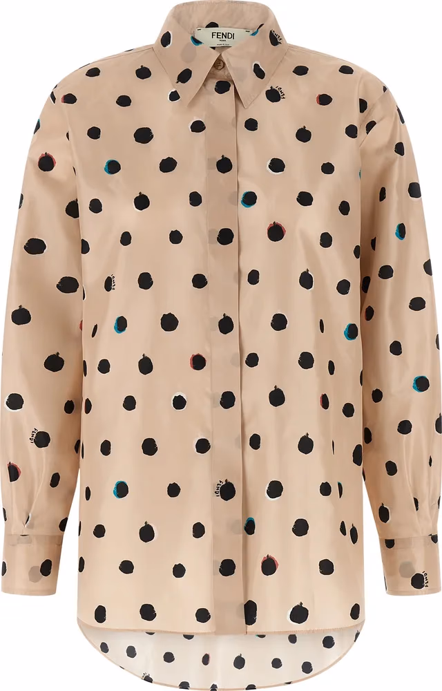 Fendi Multicolor Silk Blouse