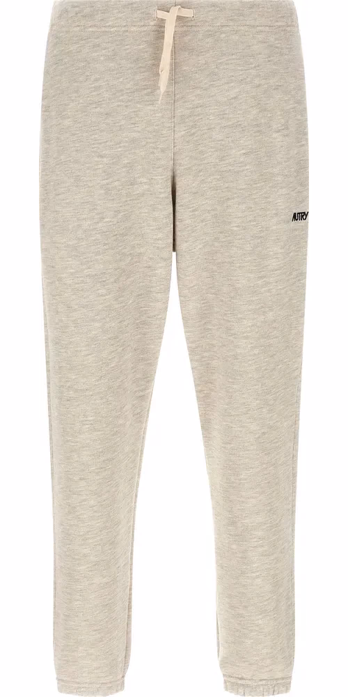 Autry Gray Cotton Joggers (Workout Pants)