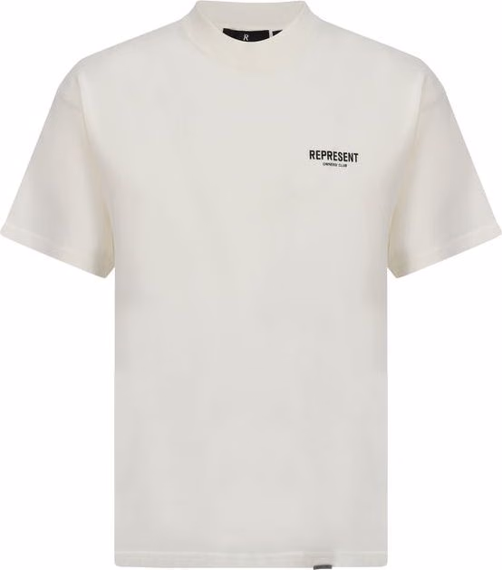 Represent White Cotton T-Shirt