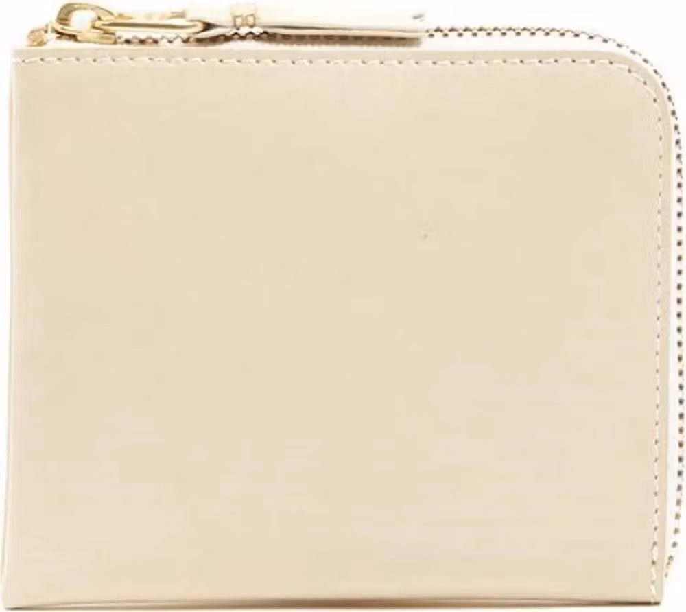 Comme Des Garçons Beige Cowhide Cardholder