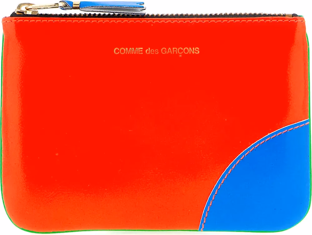 Comme Des Garçons Multicolor Leather Cardholder