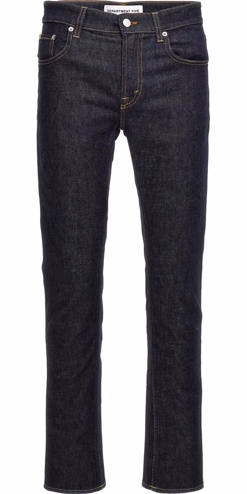 Department 5 Blue Cotton Jeans Denim