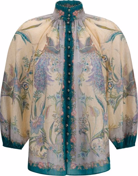 Zimmermann Multicolor Cotton Blouse