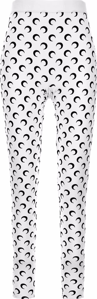 Marine Serre Bicolor Polyamide Leggings