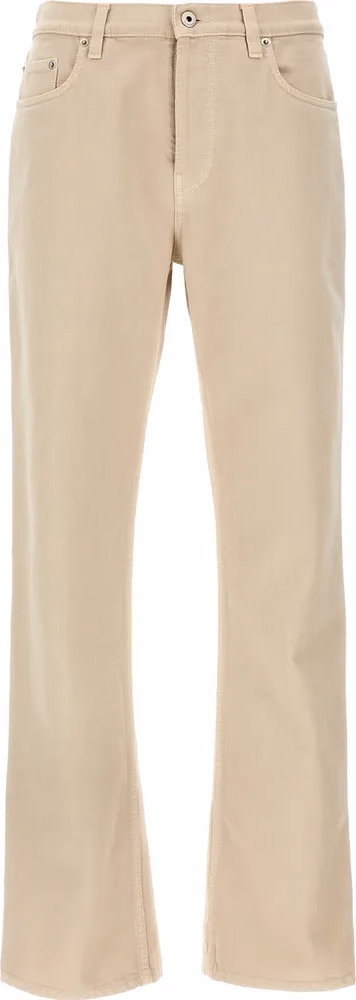 Burberry Beige Cotton Casual Pants