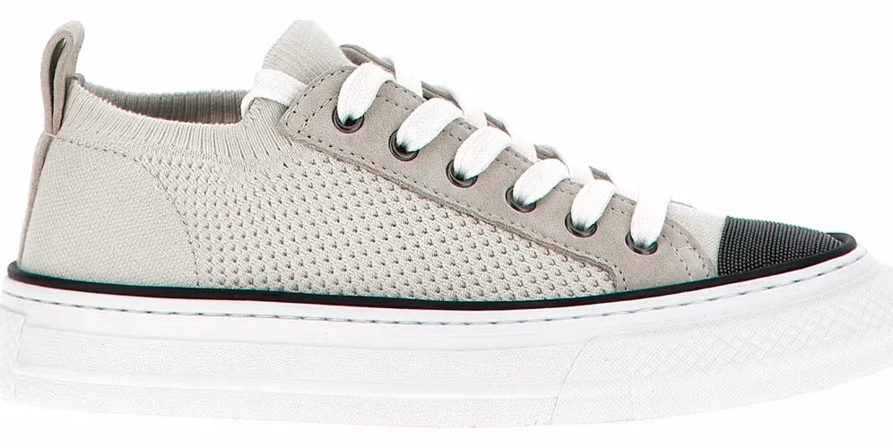 Brunello Cucinelli Multicolor Cotton Low Top Sneakers