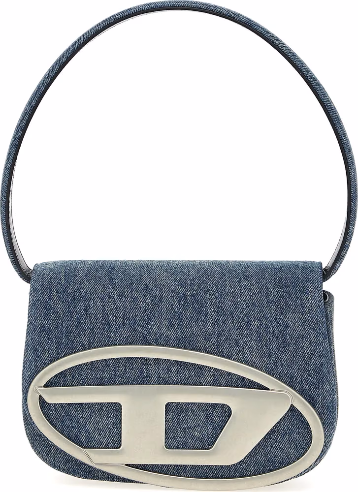 Diesel Blue Cotton Shoulder Bag